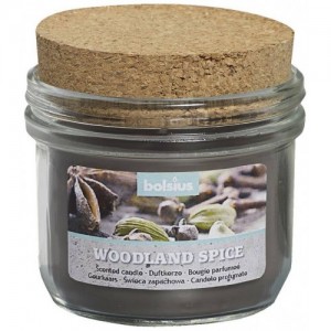 Αρωματικό Κερί σε Γυάλινο Βάζο Woodland Spice