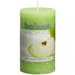 Αρωματικό Κερί Rustic 100-58mm Πράσινο Μήλο