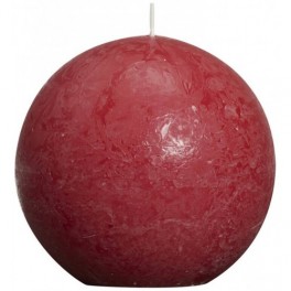 Rustic Σφαίρα Ø 100mm Wine Red