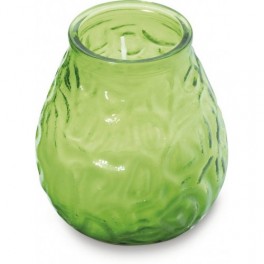 Κερί σε Γυάλινο Βάζο LOWBOY 104-99mm Lime