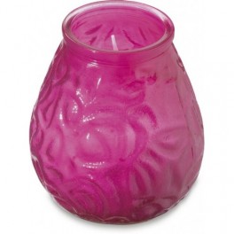Κερί σε Γυάλινο Βάζο LOWBOY 104-99mm Φούξια