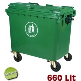 Κάδος Πλαστικός Δρόμου 660Lt