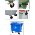 Κάδος Πλαστικός Δρόμου 660Lt