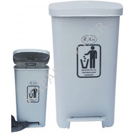 Πλαστικός κάδος με πεντάλ 50 λίτρων